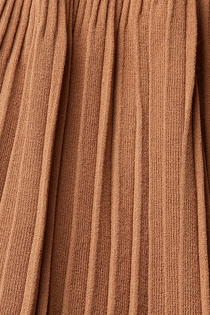 Pleated strap dress, BROWN, detail-asia image number 5