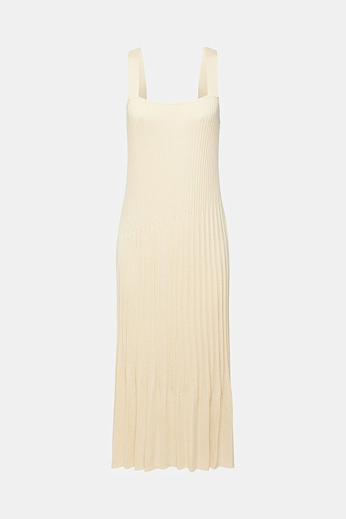 Pleated strap dress, SAND, detail-asia image number 5