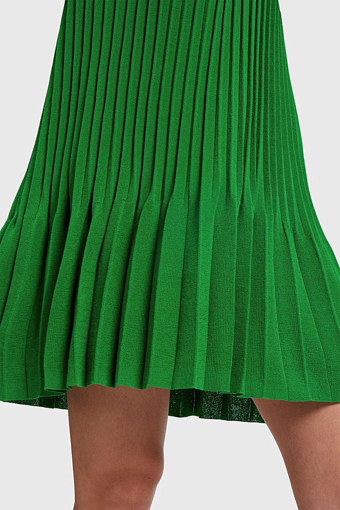 Pretty Pleats 無袖連身裙, GREEN, detail image number 2