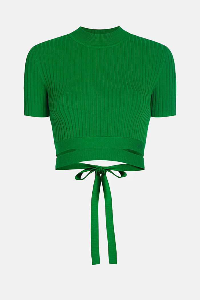 Sweaters, GREEN, detail-asia image number 6