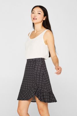 Esprit - Bell-shaped jersey skirt with added stretch at our Online Shop