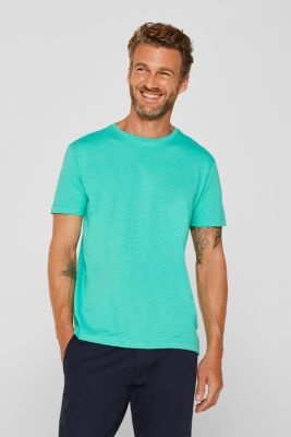 Esprit - Slub jersey T-shirt in 100% cotton at our Online Shop