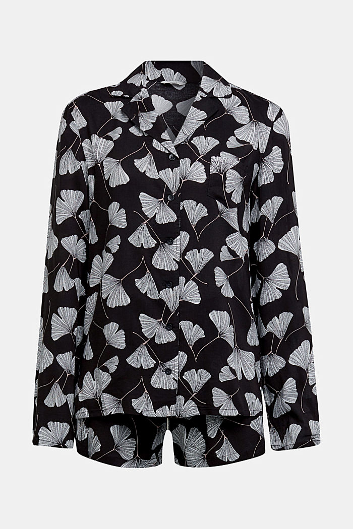 Pyjama aus LENZING™ ECOVERO™, BLACK, detail image number 6