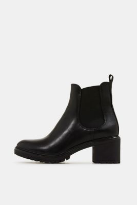 Esprit - Chelsea ankle boots with a treaded sole at our Online Shop