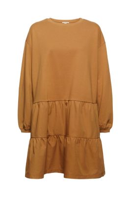 EDC Robe sweat-shirt en mélange de matières