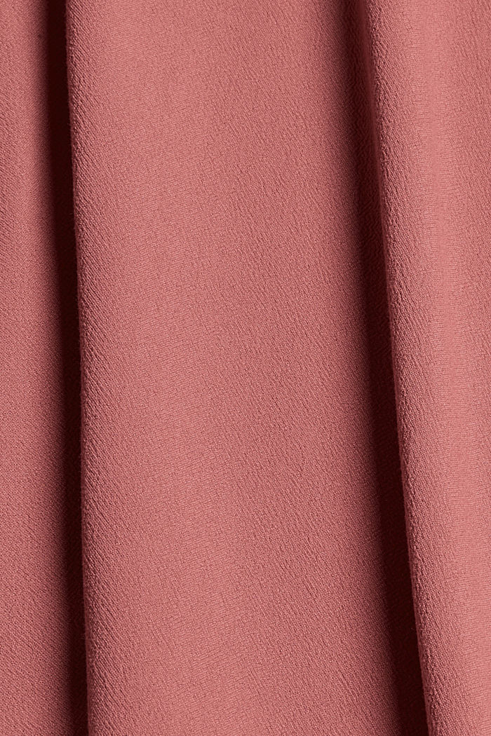 Short sleeve blouse made of LENZING™ ECOVERO™, CORAL, detail image number 4