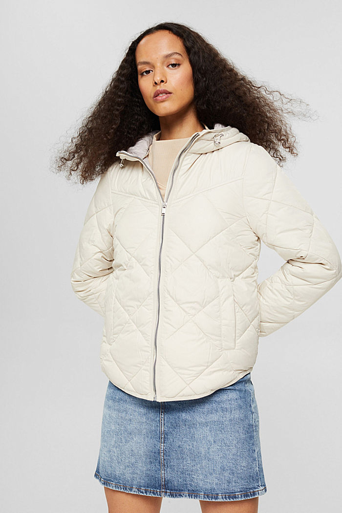 Recycelt: Steppjacke mit 3M™ Thinsulate™, OFF WHITE, detail image number 0