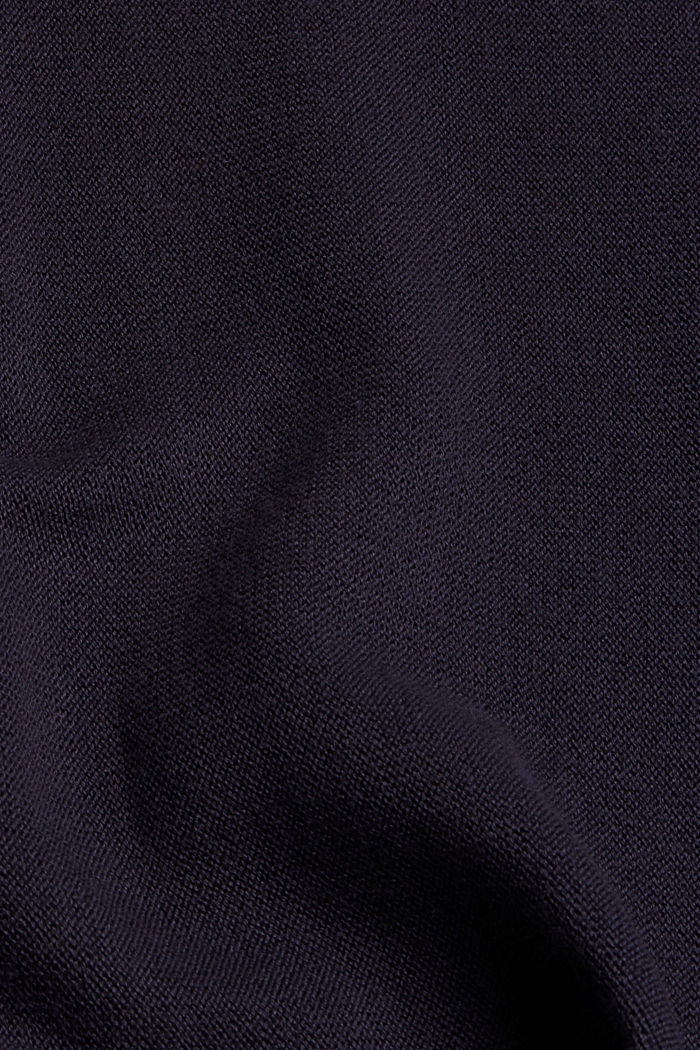 Pullover in 100% cotone biologico, NAVY, detail image number 4
