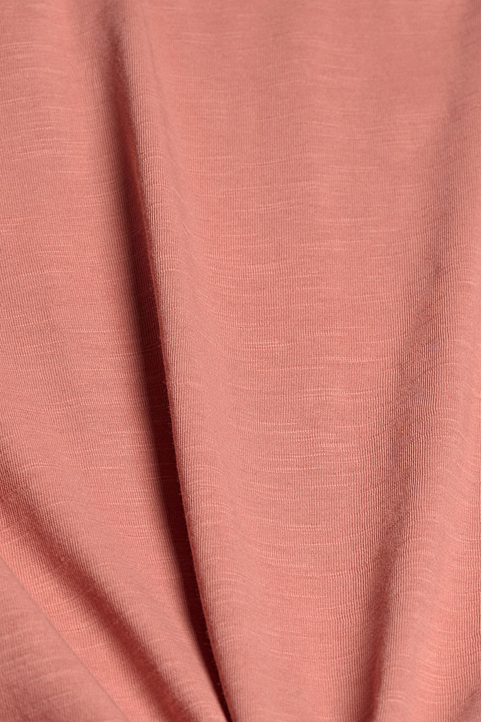 T-shirt in 100% cotone biologico, CORAL, detail image number 4