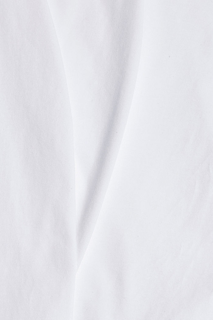 Camiseta en algodón ecológico, WHITE, detail image number 4