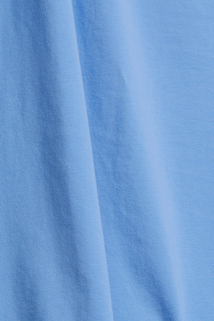 Top largo de tirantes de algodón ecológico, BRIGHT BLUE, detail image number 4