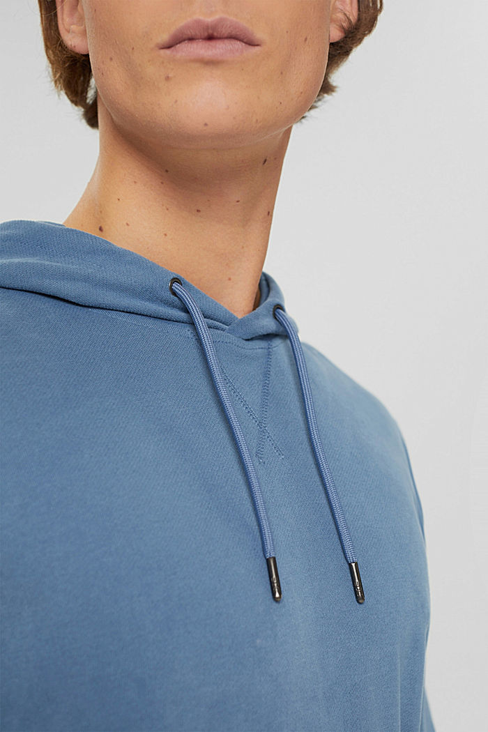 Hooded sweatshirt in sustainable cotton, BLUE, detail image number 2