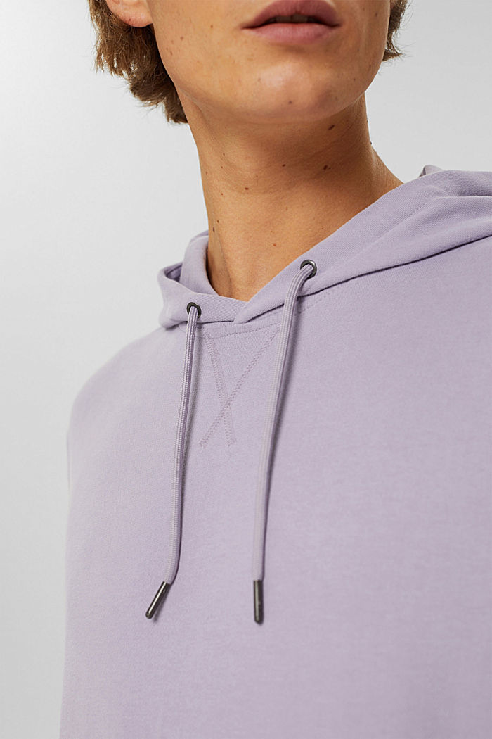 Hooded sweatshirt in sustainable cotton, MAUVE, detail image number 2