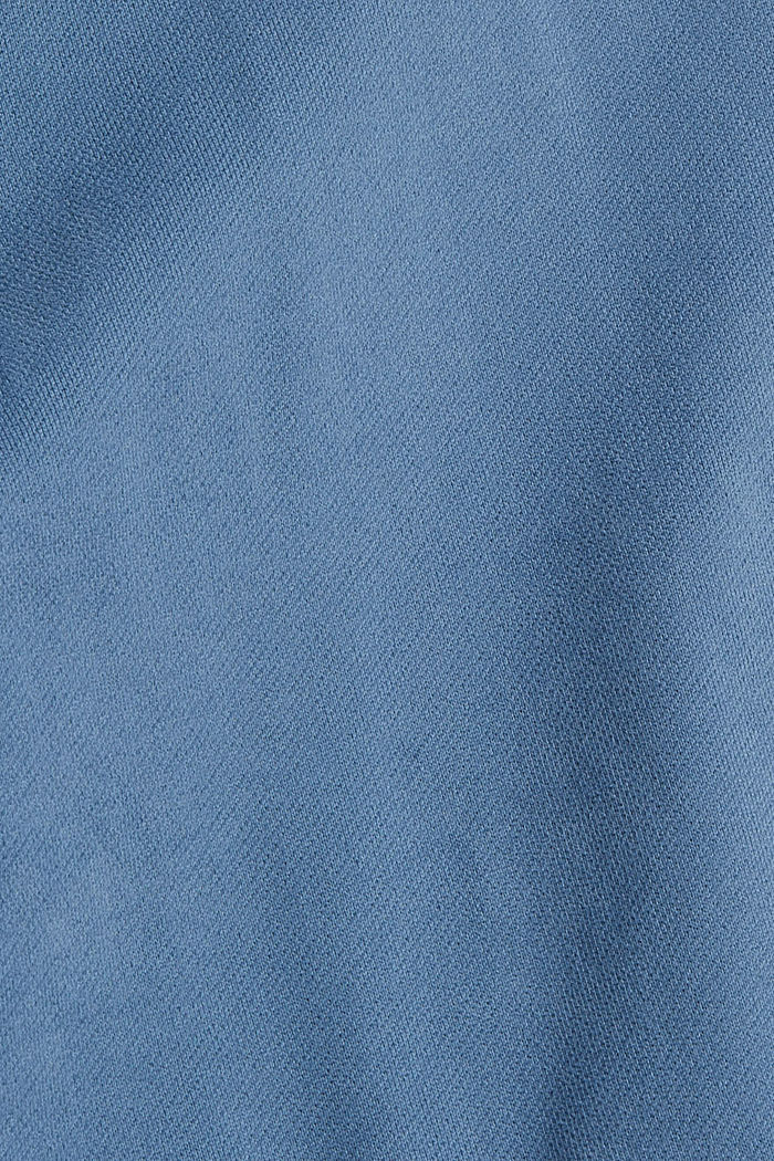 Sweatshirt made of sustainable cotton, BLUE, detail image number 4