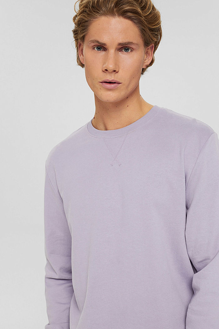 Sweatshirt made of sustainable cotton, MAUVE, detail image number 0