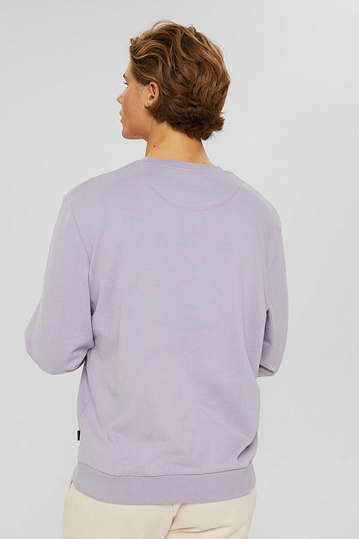 Sweatshirt made of sustainable cotton, MAUVE, detail image number 3