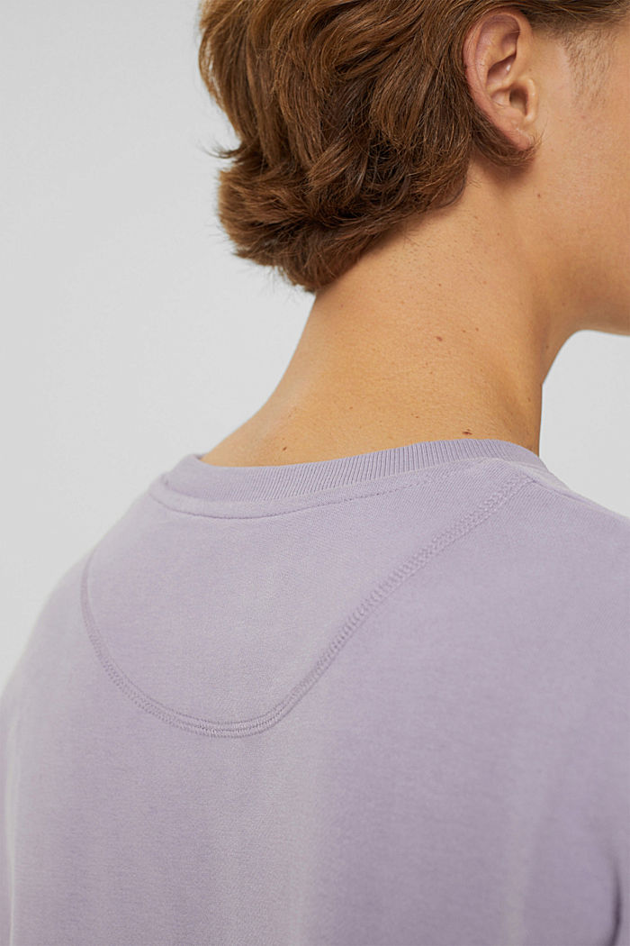 Sweatshirt made of sustainable cotton, MAUVE, detail image number 5