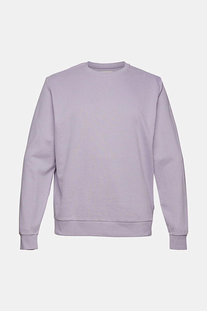 Sweatshirt made of sustainable cotton, MAUVE, overview
