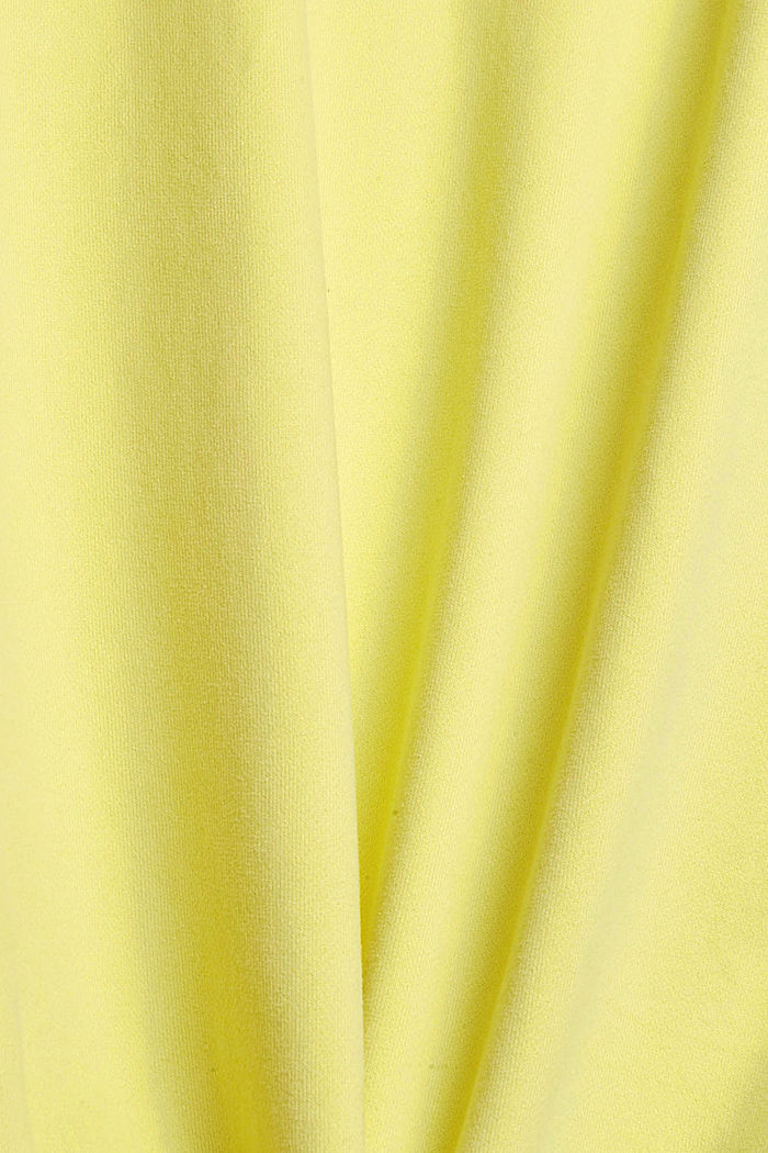 Sweatshirt made of sustainable cotton, YELLOW, detail image number 5