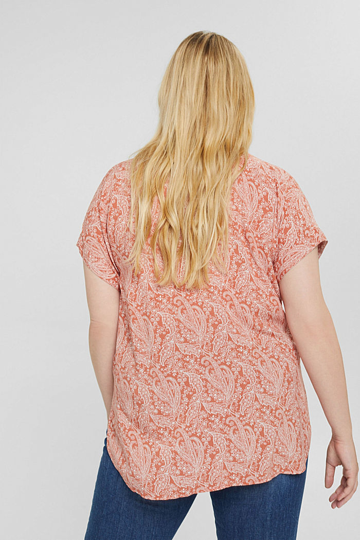 CURVY Top blusato in LENZING™ ECOVERO™, BLUSH, detail image number 2