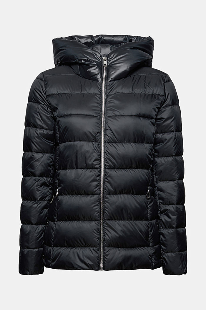 Recycled: Quilted jacket with 3M™ Thinsulate™, BLACK, overview