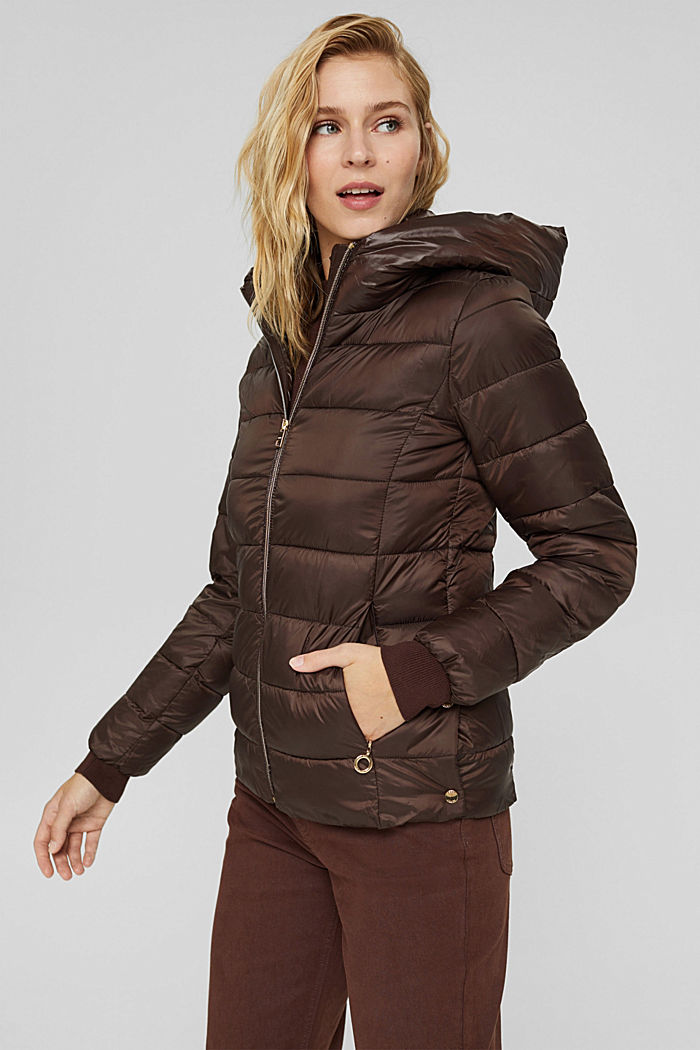 Recycelt: Steppjacke mit 3M™ Thinsulate™, RUST BROWN, detail image number 0