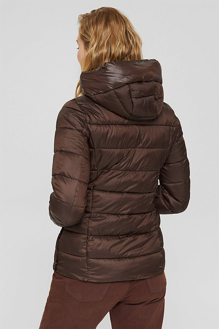 Recycled: Quilted jacket with 3M™ Thinsulate™, RUST BROWN, detail image number 3