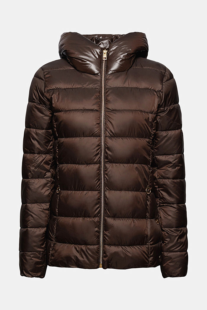 Recycled: Quilted jacket with 3M™ Thinsulate™, RUST BROWN, overview
