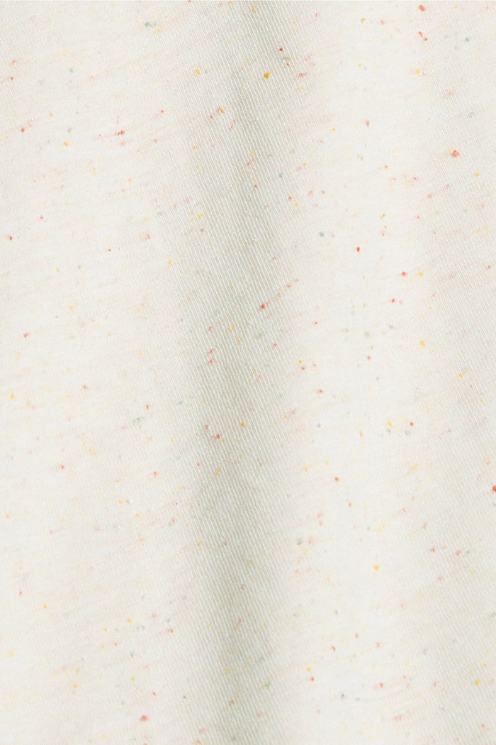 T-paidassa kaksoishihat, luomupuuvillaa, OFF WHITE, detail image number 4