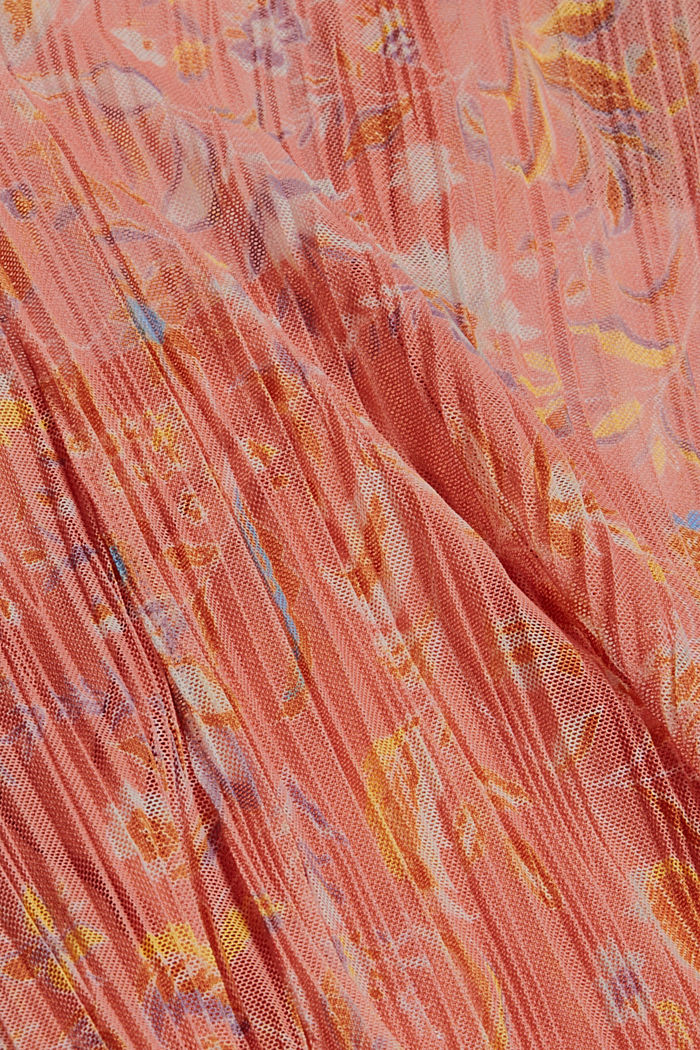 Blusa plissettata in mesh con top da indossare sotto, BLUSH, detail image number 4