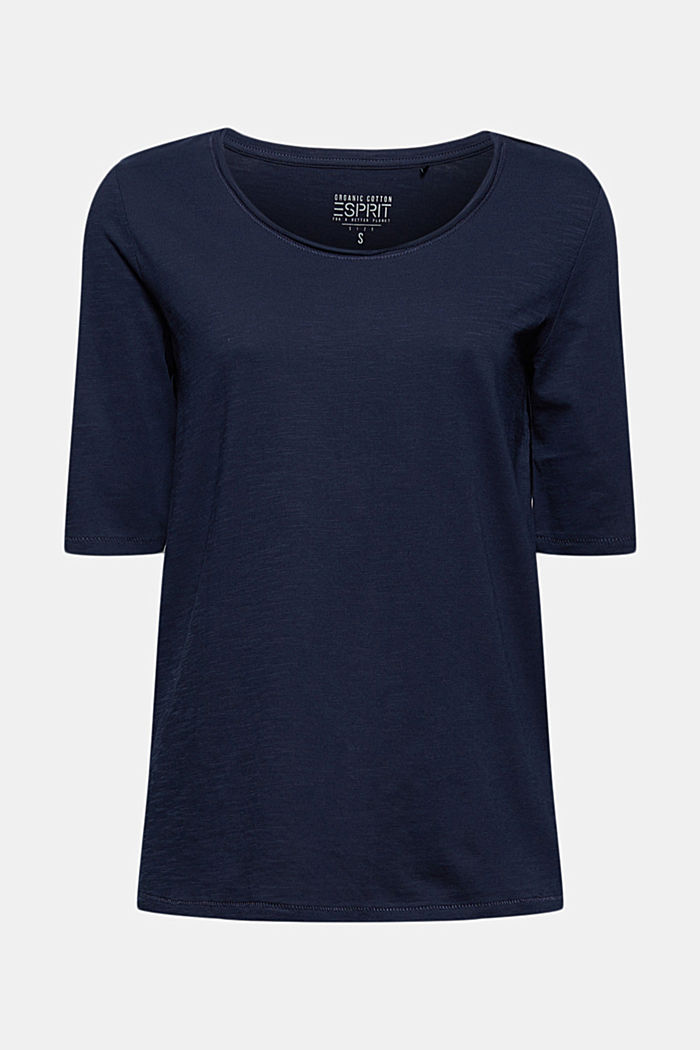T-shirt made of 100% organic cotton, NAVY, overview