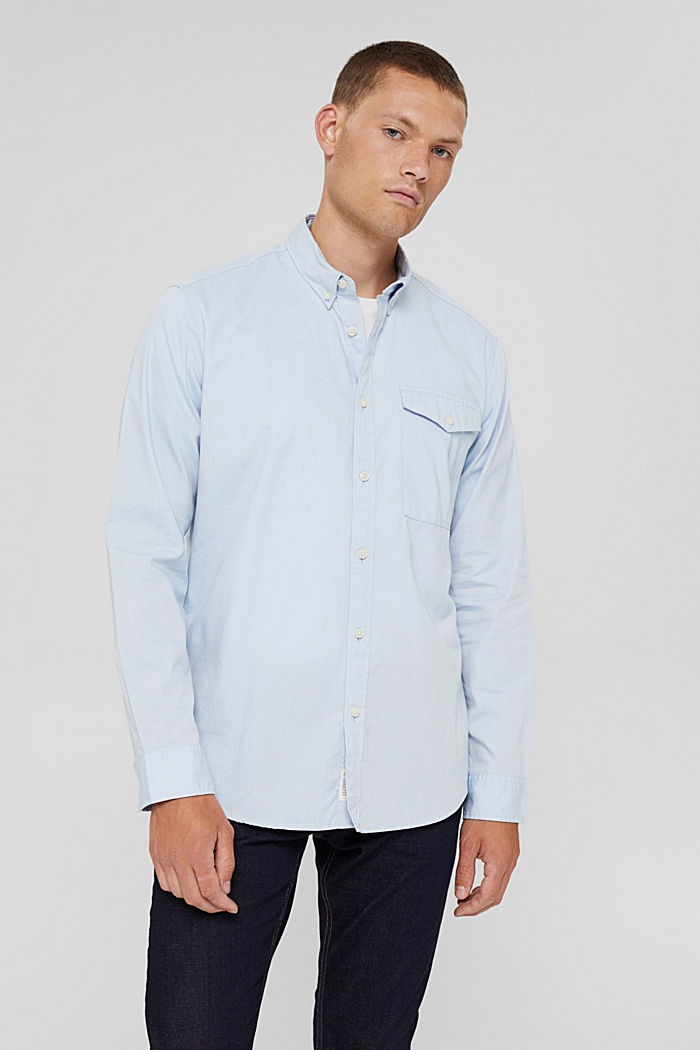 Button-Down-Hemd aus 100% Baumwolle
