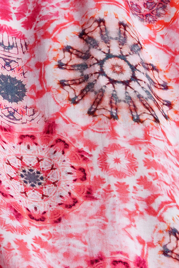 Dress in a batik look made of LENZING™ ECOVERO™, PINK, detail image number 6