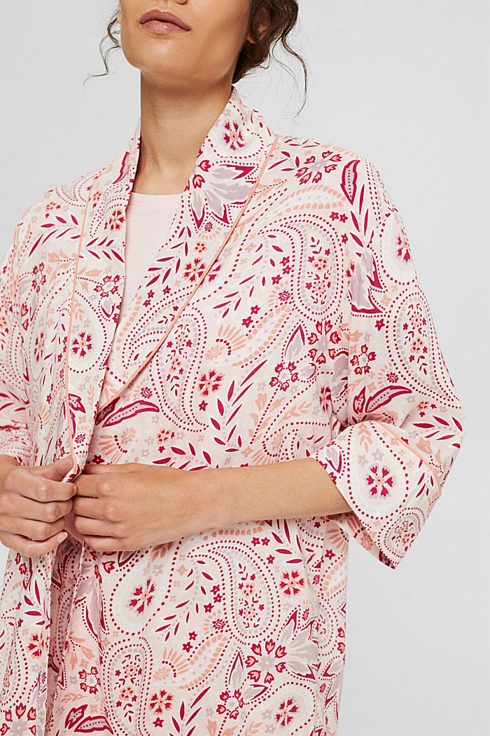Kimono in LENZING™ ECOVERO™, LIGHT PINK, detail image number 3