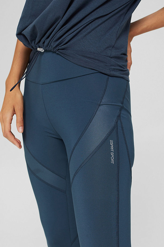 Active leggings with a concealed pocket, NAVY, detail image number 6
