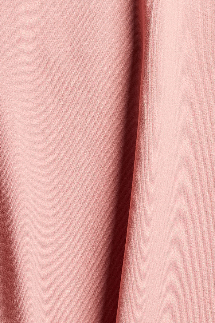 In materiale riciclato: t-shirt active con E-DRY, OLD PINK, detail image number 4