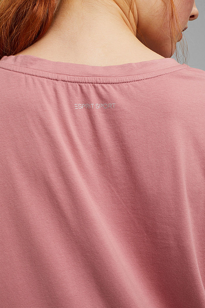 CURY T-shirt in cotone biologico/TENCEL™, OLD PINK, detail image number 2