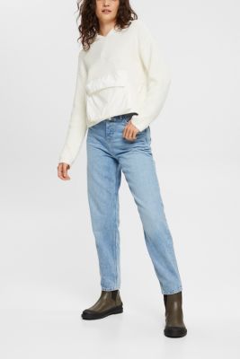 Shop the Latest in Women's Fashion Highrise banana fit jeans ESPRIT