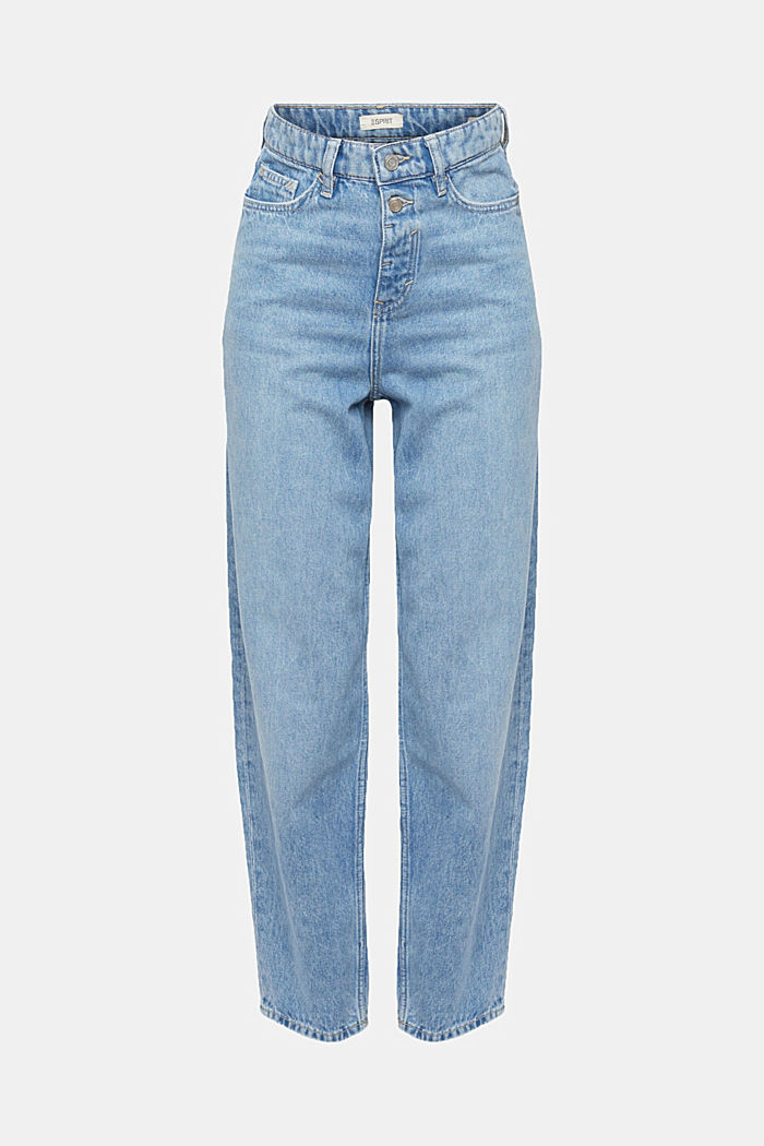 High-rise banana fit jeans, BLUE LIGHT WASHED, detail-asia image number 7