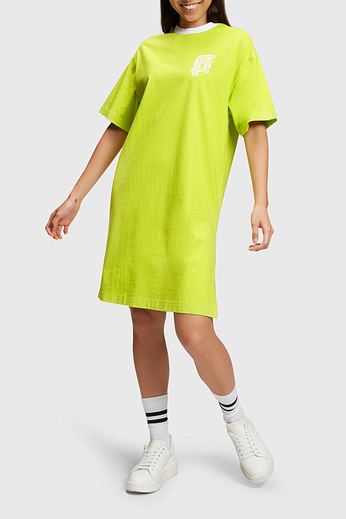 Neon Pop T-Dress, LIME YELLOW, detail-asia image number 0
