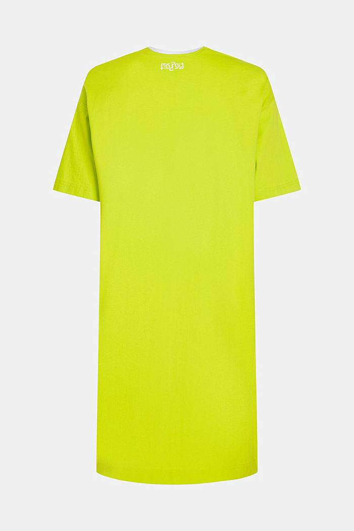 Neon Pop T-Dress, LIME YELLOW, detail-asia image number 5