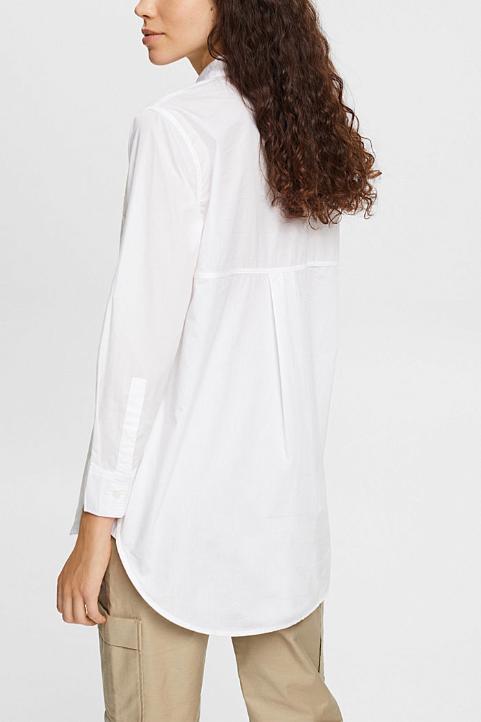 有機棉女裝恤衫, WHITE, detail-asia image number 1