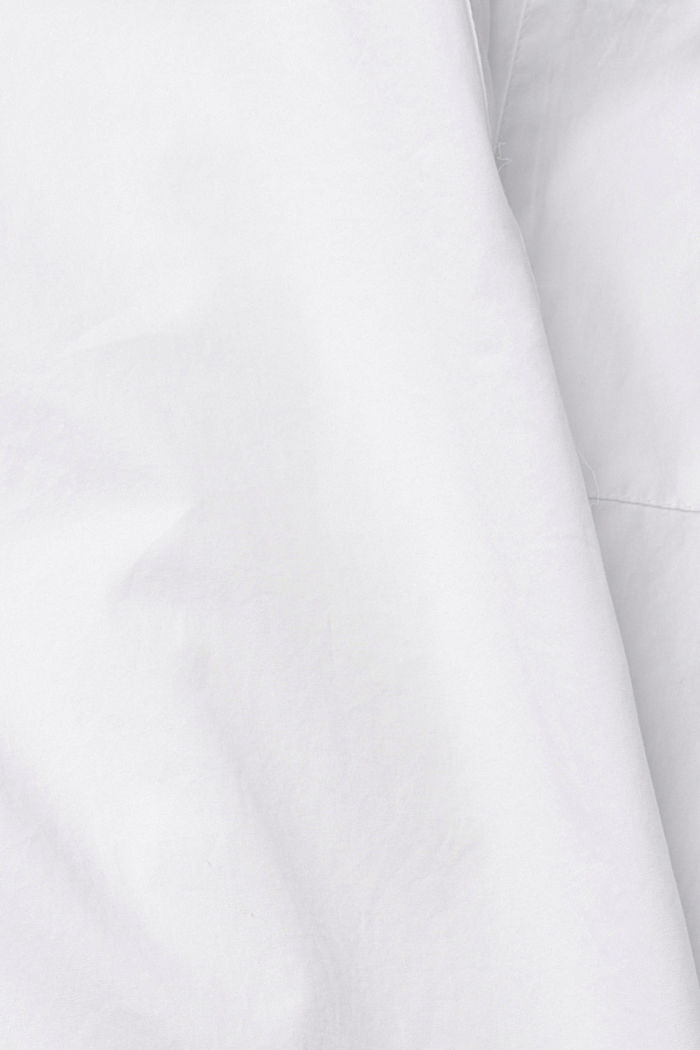 유기농 코튼 셔츠 블라우스, WHITE, detail-asia image number 4
