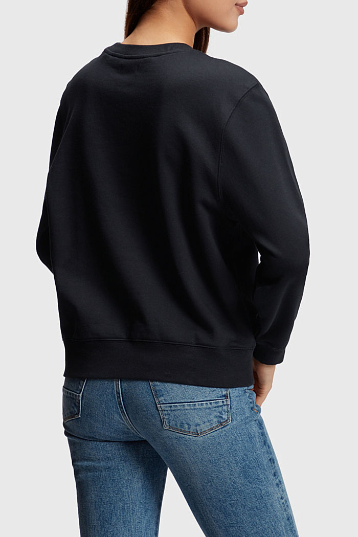 Sweatshirts, BLACK, detail-asia image number 1