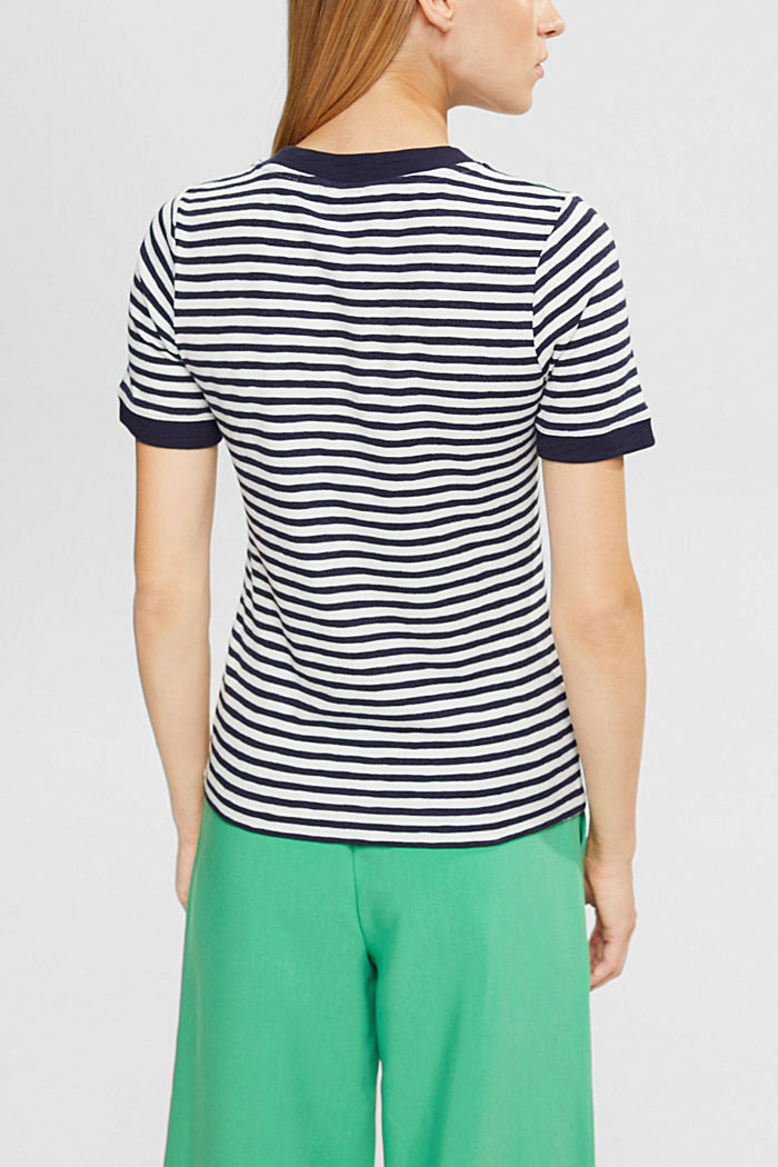 Striped logo t-shirt, OFF WHITE, detail-asia image number 3