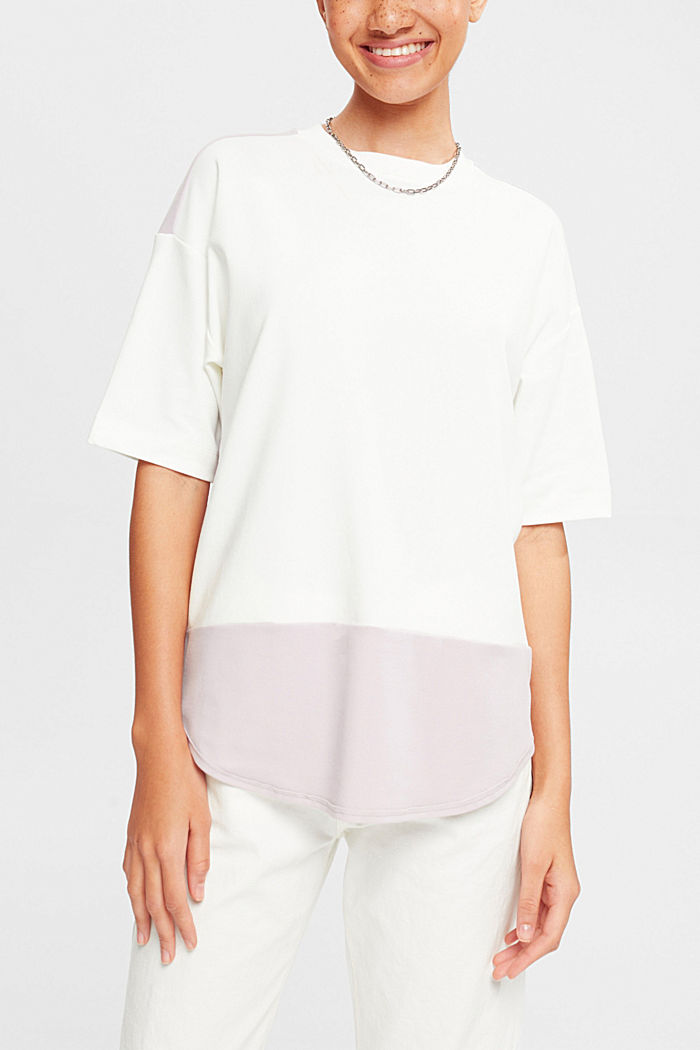 Two-tone T-shirt, OFF WHITE, detail-asia image number 0