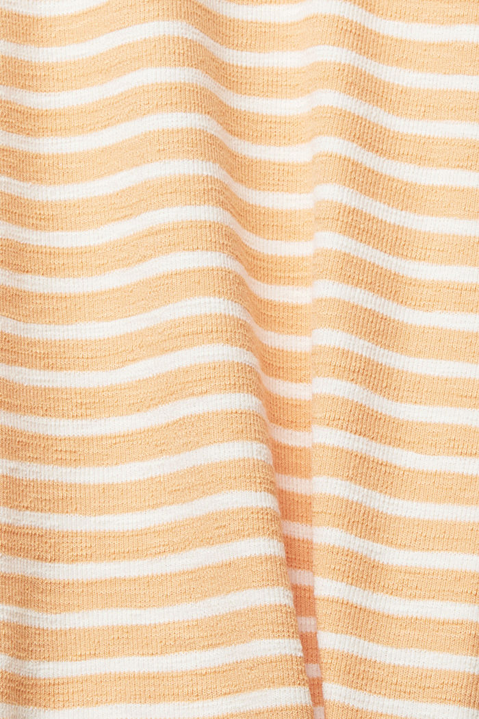 striped T-shirt, PEACH, detail-asia image number 5