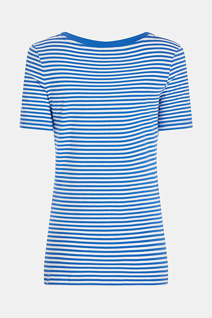 條紋針織 T 恤, BRIGHT BLUE, detail-asia image number 5