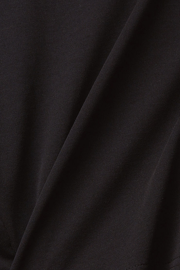 AMBIGRAM 胸前刺繡短版 T 恤, BLACK, detail-asia image number 4