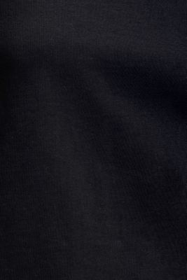 Rhinestone logo long-sleeved top, BLACK, detail-asia image number 3
